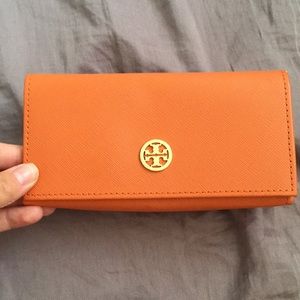 Tory Burch orange sunglasses case -BUNDLE FOR FREE